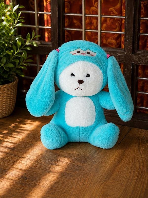 Aqua Bunny Plush Toy