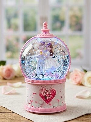 Eternal Embrace Musical Snow Globe
